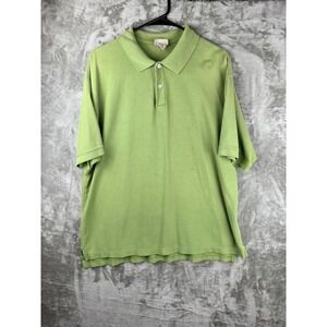 L.L. Bean Mens Polo Shirt L Green Preppy Old Money Cotton Classic‎ Fit
